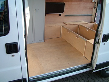 Speedliner  Customs & Excise Fuel Testing Van. 1. Side Before